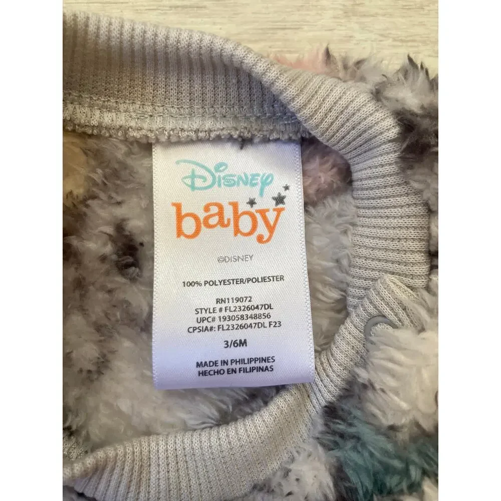 Disney Baby Plush Sweat Suit, Size 3-6 Months
